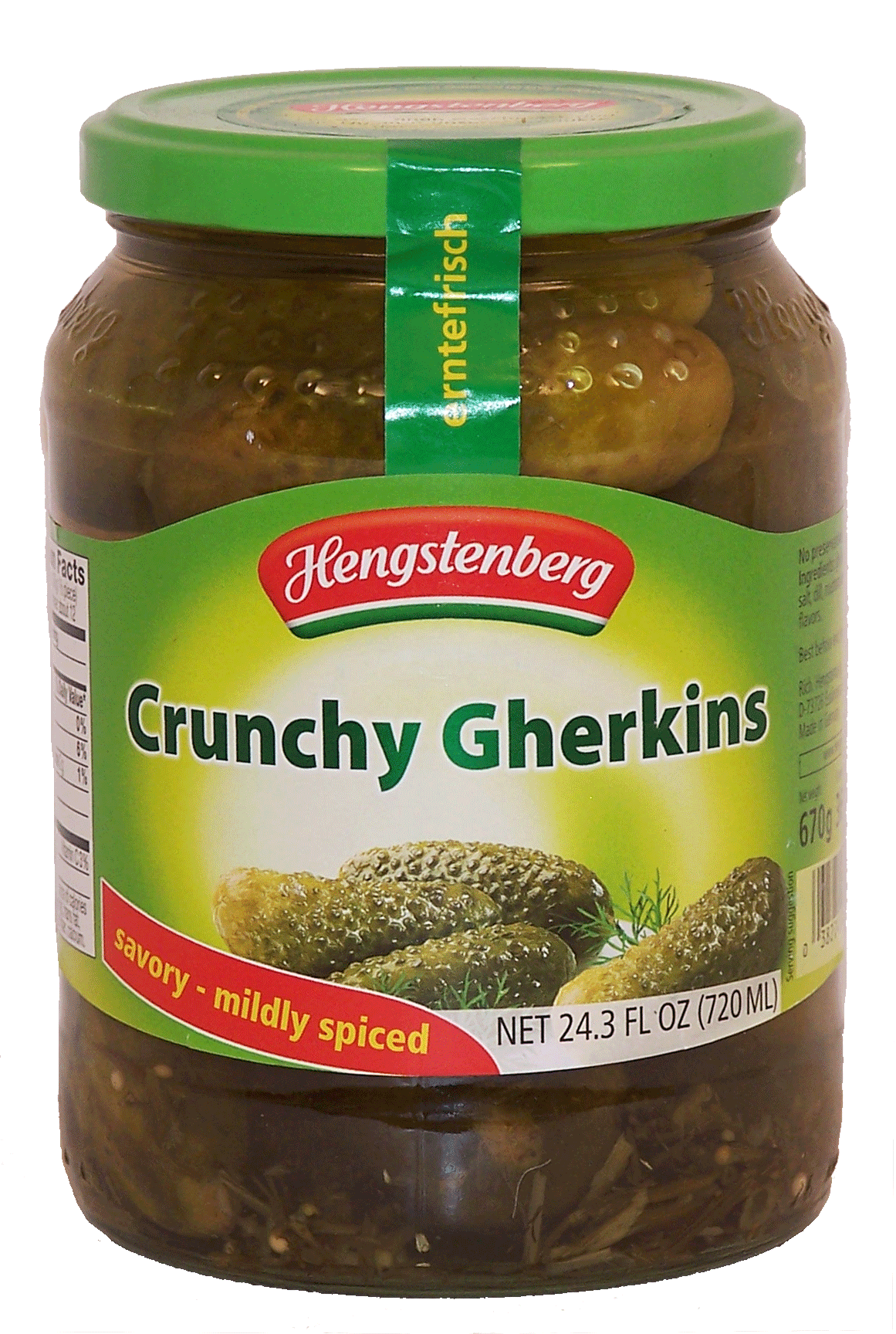 Hengstenberg  crunchy gherkins, savory - mildly spiced Full-Size Picture